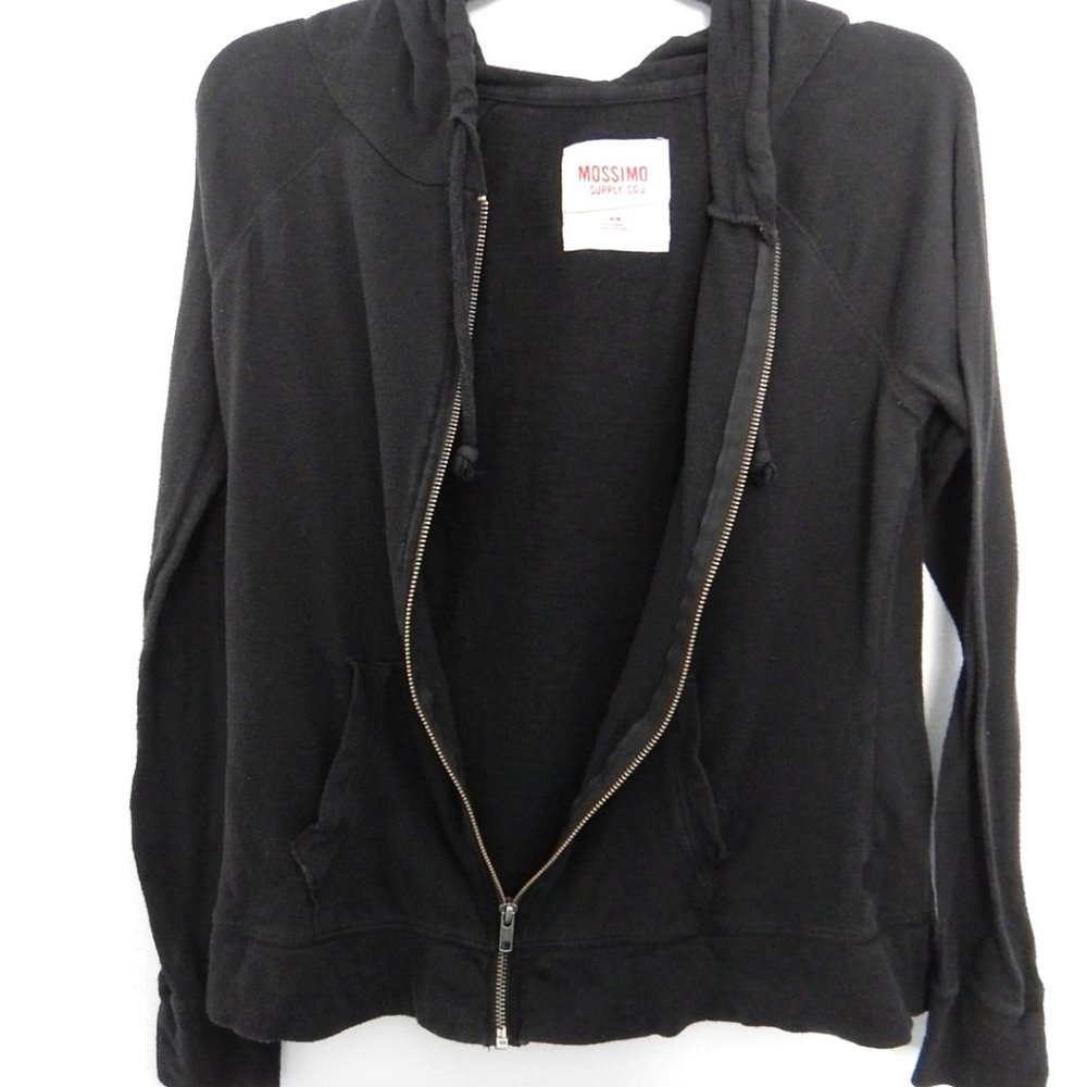Mossimo Supply Co. Black Zip-up Hoodie